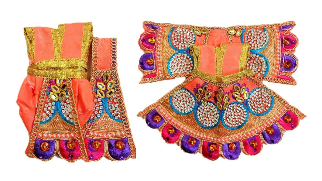 Radha Krishan-Poshak-Lehenga/Dhoti-Size 3
