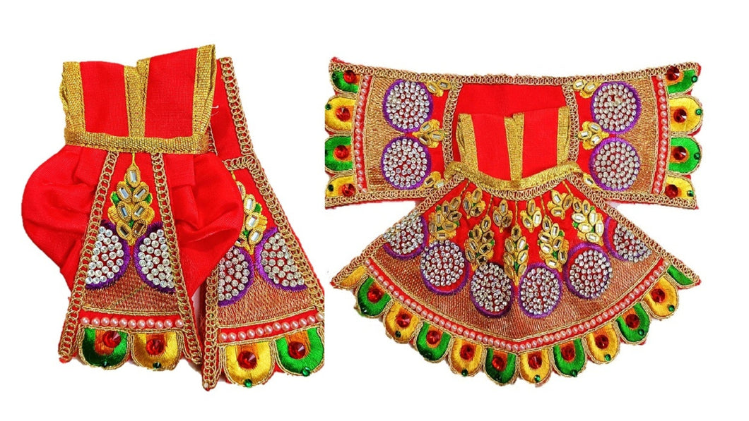 Radha Krishan-Poshak-Lehenga/Dhoti-Size 4