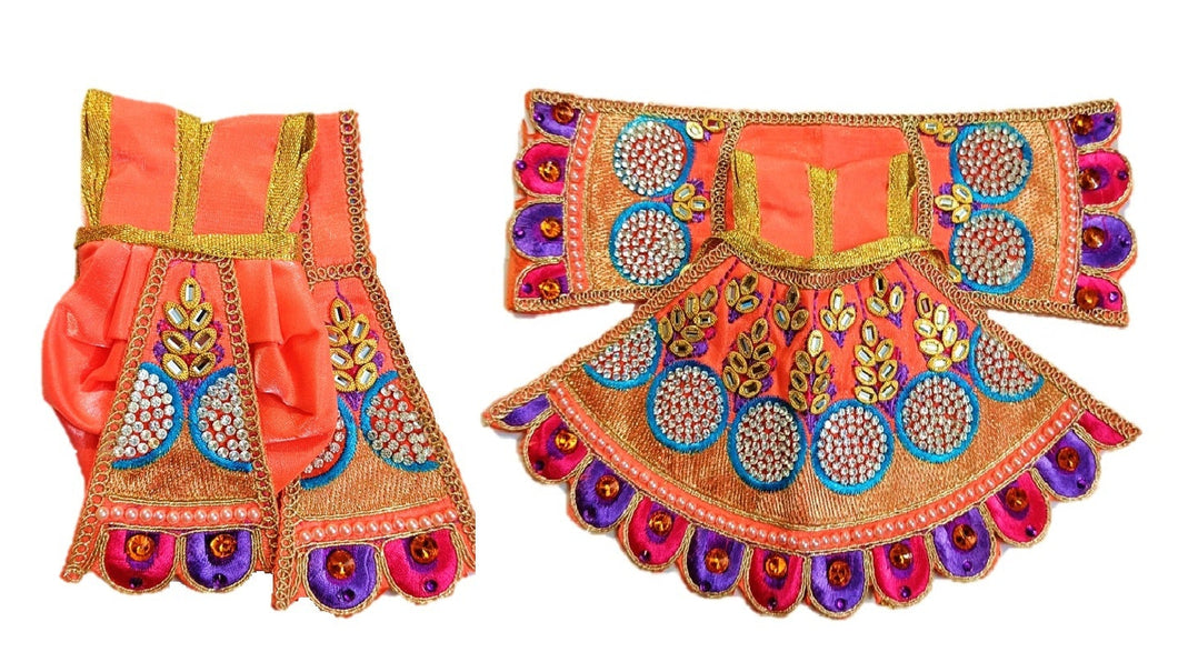 Radha Krishan-Poshak-Lehenga/Dhoti-Size 4