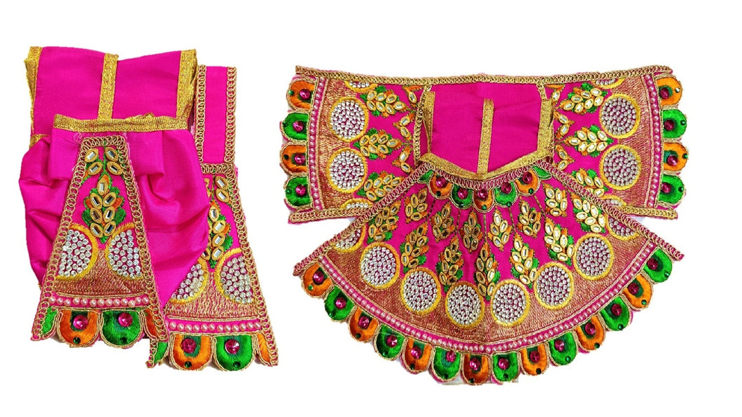 Radha Krishan-Poshak-Lehenga/Dhoti-Size 5