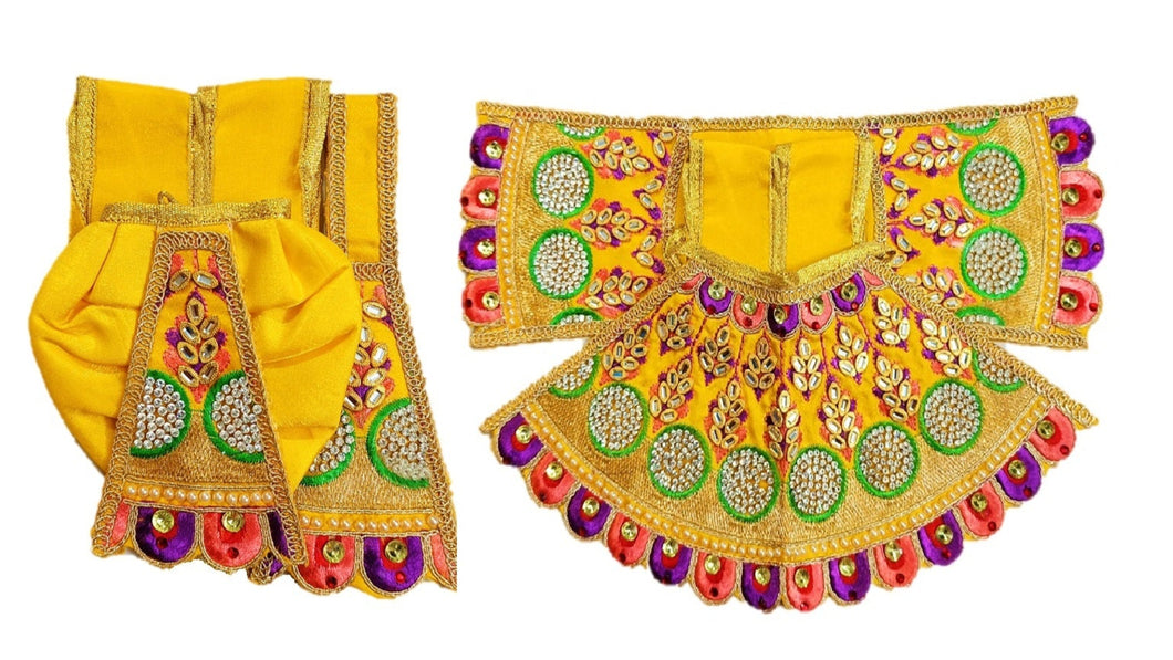 Radha Krishan-Poshak-Lehenga/Dhoti-Size 5
