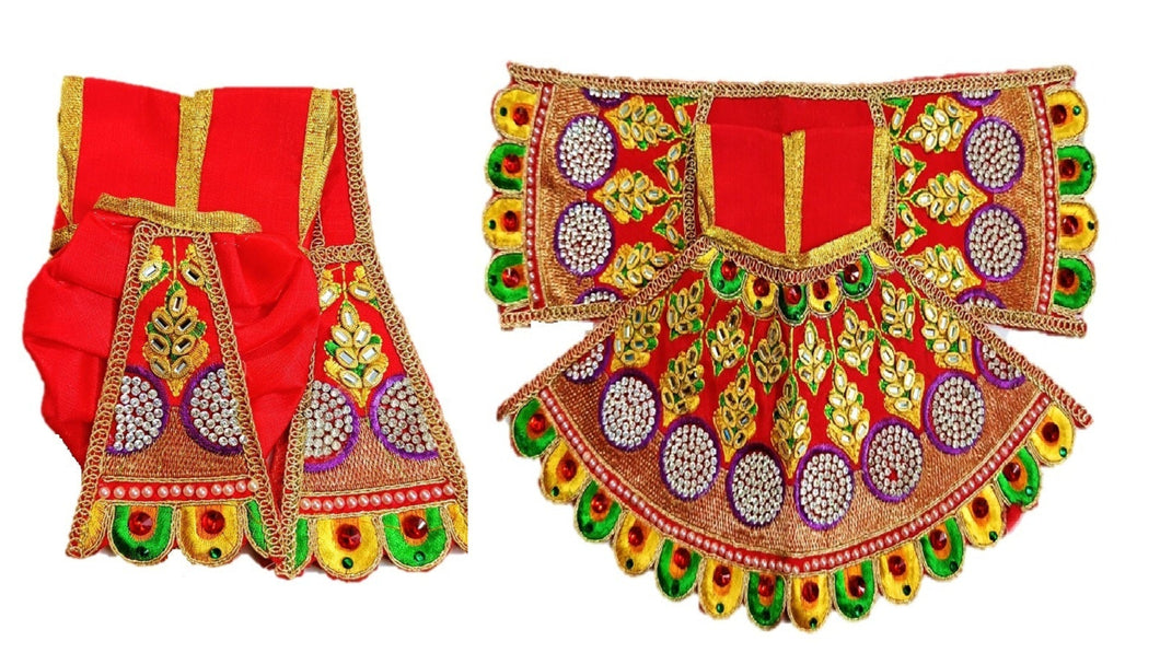 Radha Krishan-Poshak-Lehenga/Dhoti-Size 5