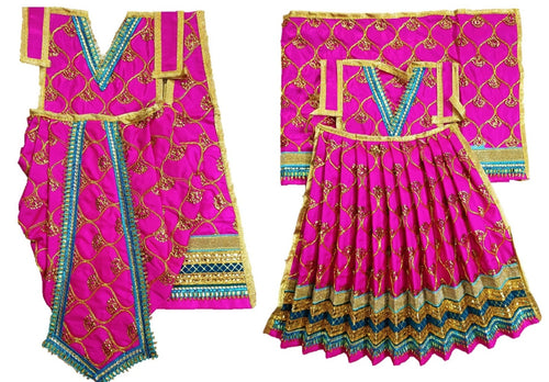 Radha Krishan _Poshak_ for Size No. 3 - for Idol Height 18