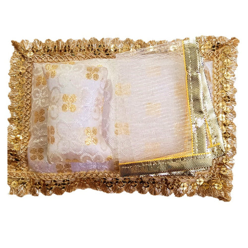 Laddu Gopal_Soft Cotton_Bed _ Bister/Gaddi Bed_Handcraft Aasan Size No. 0 to 1