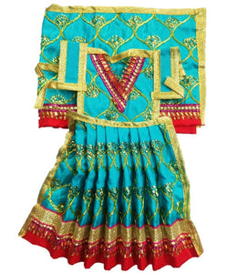 Mata Rani _Poshak_ Vastra for Devi Idol Figure - (12" Inch./1 feet)_ Size No. 1