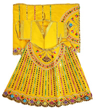 Load image into Gallery viewer, Mata Rani _Fancy Poshak_ Vastra for Size Devi Idol Figure - 18" inch's /1.5 feet Size No. 3