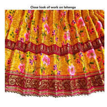 Load image into Gallery viewer, Mata Rani _Poshak_ Vastra for Devi Idol Figure - (2.5 ft Feet./30" Inch's)_ Size No. 5-(Net + Raw Silk)