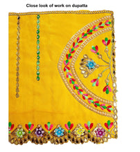Load image into Gallery viewer, Mata Rani _Fancy Poshak_ Vastra for Size Devi Idol Figure - 18" inch's /1.5 feet Size No. 3