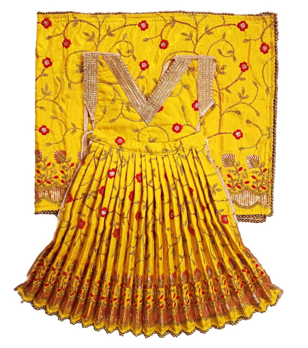 Mata Rani _Poshak_ Vastra for Size Devi Idol Figure