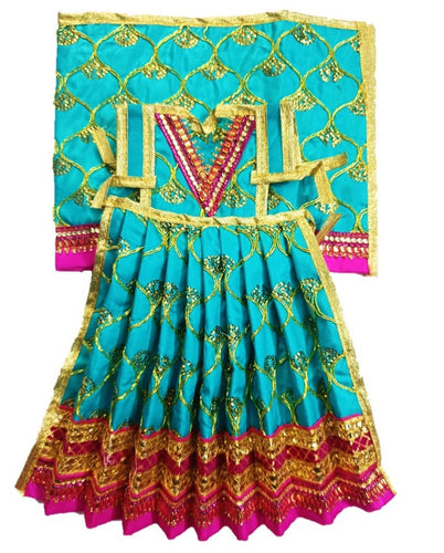 Mata Rani _Poshak_ Vastra for Devi Idol Figure - (16