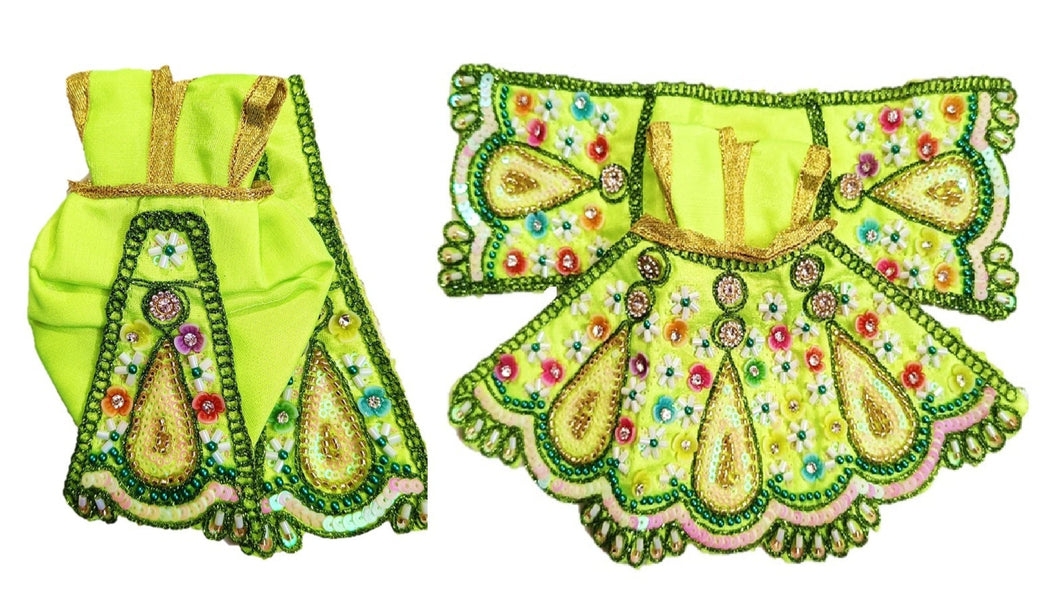 Radha Krishan-Poshak-Lehenga/Dhoti-Size 4