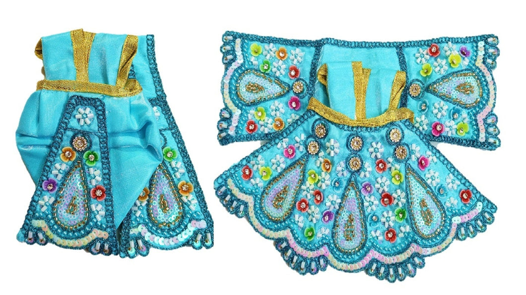 Radha Krishan-Poshak-Lehenga/Dhoti-Size 4