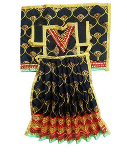 Mata Rani _Poshak_ Vastra for Devi Idol Figure - (16" Inch./1.3 feet)_ Size No. 2