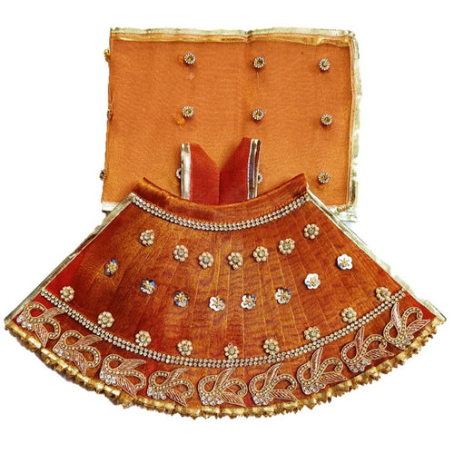 Mata Rani _Zari Poshak- Lehenga Length - (6