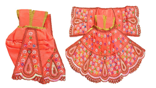 Radha Krishan-Poshak-Lehenga/Dhoti- Length Size 6