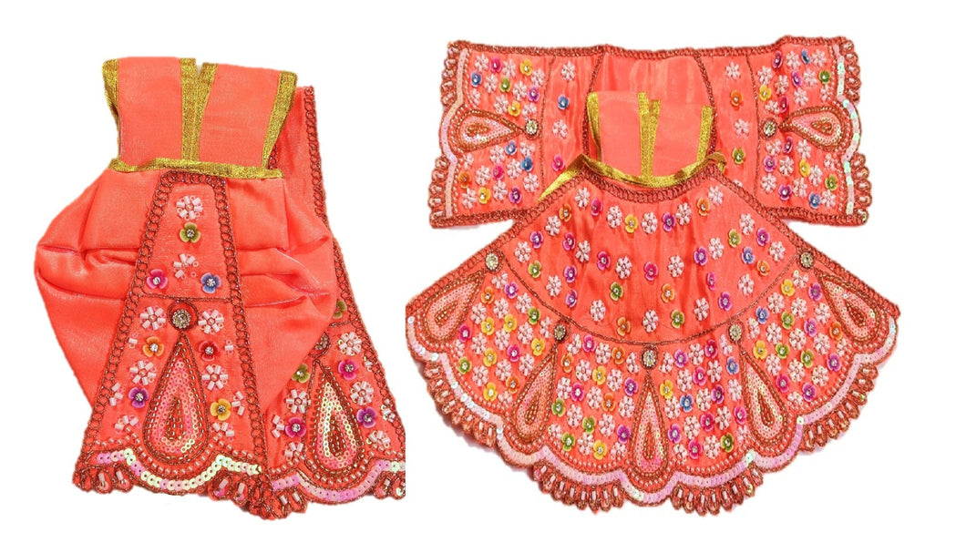 Radha Krishan-Poshak-Lehenga/Dhoti- Length Size 6