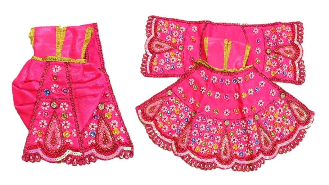 Radha Krishan-Poshak-Lehenga/Dhoti- Length Size 6