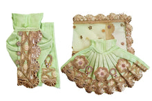 Load image into Gallery viewer, Radha Krishan-Fancy Poshak-Lehenga/Dhoti-Size 4" Inch's for idol total height 7" Inch's