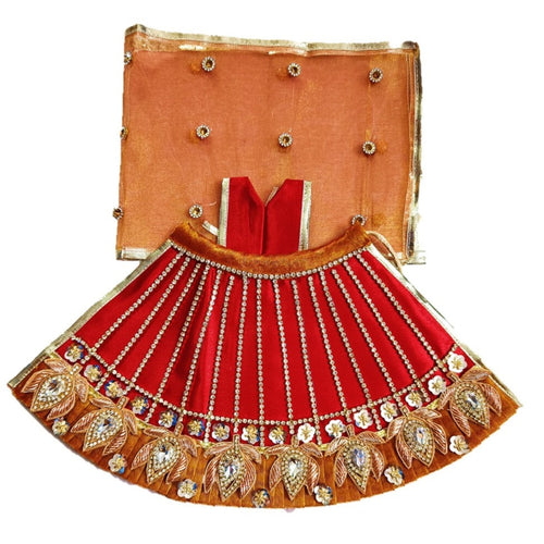 Mata Rani _Zari Poshak- Lehenga Length - (6