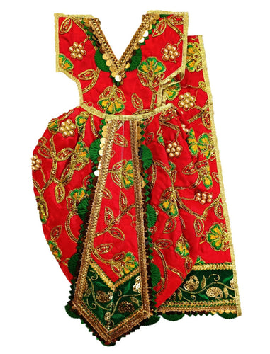 Ganesha/Krishna _Poshak_ Vastra for Size Idol Figure - (1.5 Feet)_Size No. 3