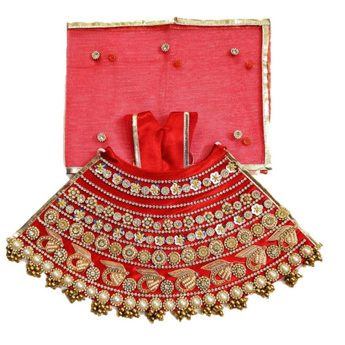 Mata Rani _Zari Poshak- Lehenga Length - (6