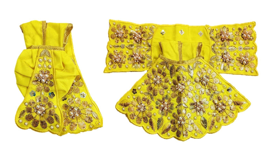 Radha Krishan-Poshak-Lehenga/Dhoti-Size 5