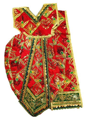 Ganesha/Krishna _Poshak_ Vastra for Size Idol Figure - (1.5 Feet)_Size No. 3