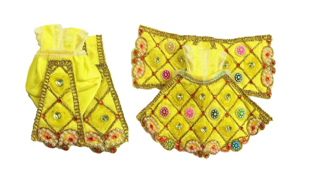 Radha Krishan-Poshak-Lehenga/Dhoti-Size 3
