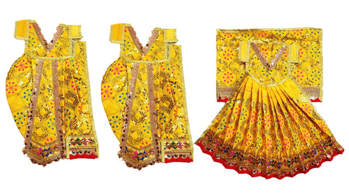 Ram Darbar (Sita-Ram-Lakshman) Poshak - For Idol Height 1.5 ft Feet /18