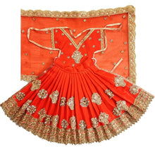 Load image into Gallery viewer, Mata Rani _Poshak_ Vastra for Devi Idol Figure - (18" Inch./1.5 feet)_ Size No. 3