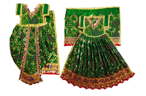 Radha Krishan _Poshak_ for Size No. 3 - for Idol Height 18