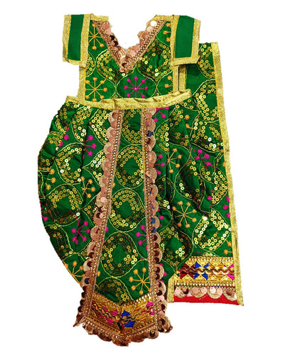 Ganesha/Krishna _Poshak_ Vastra for Size Idol Figure - (1.5 Feet)_Size No. 3