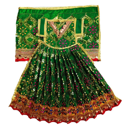 Mata Rani _Poshak_ Vastra for Devi Idol Figure - (18