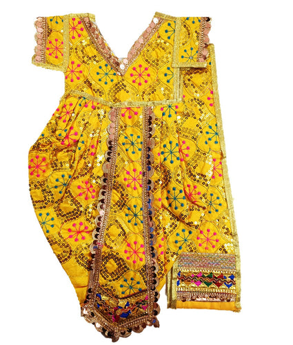 Ganesha/Krishna _Poshak_ Vastra for Size Idol Figure - (2 feet/24