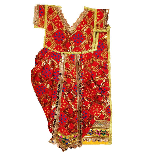 Ganesha/Krishna _Poshak_ Vastra for Size Idol Figure - (2 feet/24