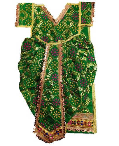 Ganesha/Krishna _Poshak_ Vastra for Size Idol Figure - (2.5 Feet/30