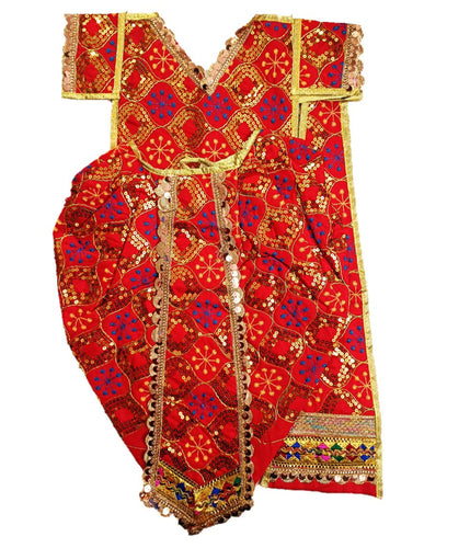 Ganesha/Krishna _Poshak_ Vastra for Size Idol Figure - (2.5 Feet/30