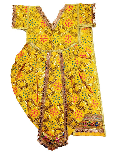 Ganesha/Krishna _Poshak_ Vastra for Size Idol Figure - (2.5 Feet/30