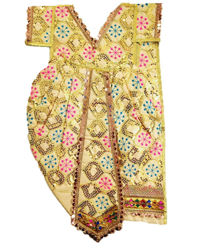 Ganesha/Krishna _Poshak_ Vastra for Size Idol Figure - (2.5 Feet/30