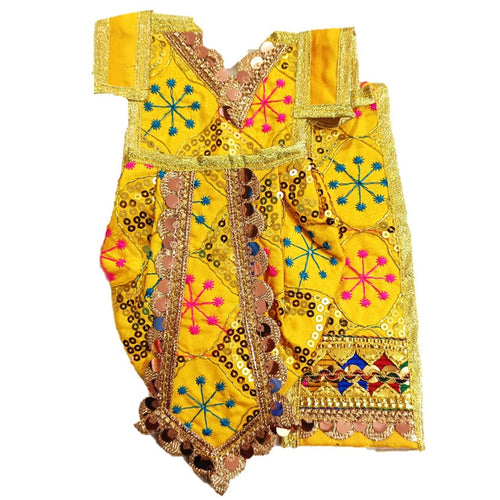 Ganesha/Krishna _Poshak_ Vastra for Size Idol Figure - (12