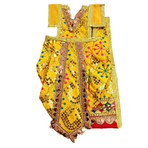 Ganesha/Krishna _Poshak_ Vastra for Size Idol Figure - (16