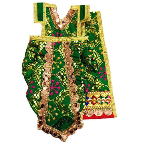 Ganesha/Krishna _Poshak_ Vastra for Size Idol Figure - (16