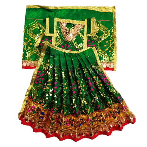 Mata Rani _Poshak_ Vastra for Devi Idol Figure - (16