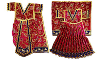 Load image into Gallery viewer, Radha Krishan _Poshak_ for Idol Height- 24" Inch's/2 ft feet - Size No. 4 (Velvet)
