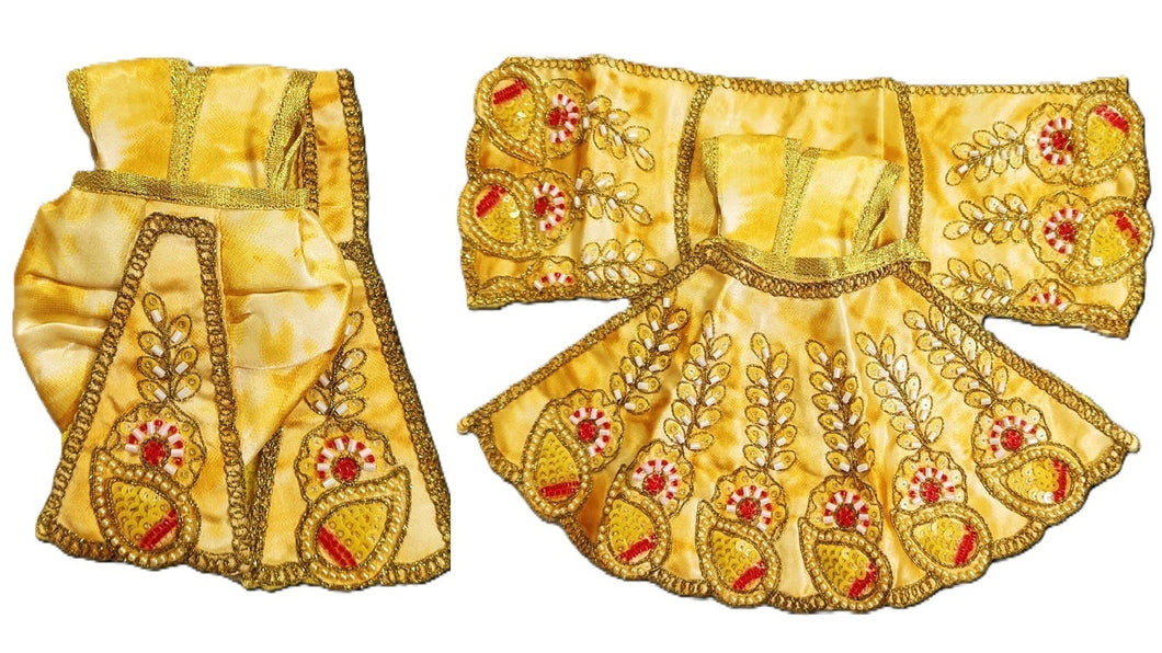 Radha Krishan-Poshak-Lehenga/Dhoti- Length Size 6