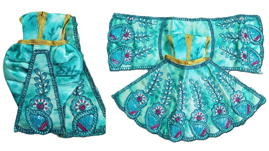 Radha Krishan-Poshak-Lehenga/Dhoti- Length Size 6