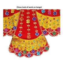 Load image into Gallery viewer, Hanuman Ji Dress -for Idol height of 1.5 feet/18" Inch-Size No. 3