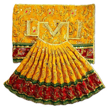 Load image into Gallery viewer, Radha Krishan _Fancy Poshak_ for Idol Height 18" Inch's /1.5 feet - Size No. 3 (Velvet)