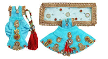 Load image into Gallery viewer, Radha Krishan-Zari-Fancy-Poshak Lehenga/Dhoti- Length 3" Inch's