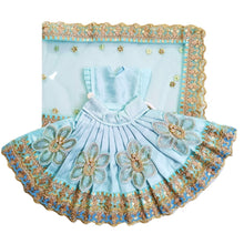 Load image into Gallery viewer, Radha Krishan-Fancy Poshak - For Idol Height 1 ft Feet /12" Inch's - Size No. 1